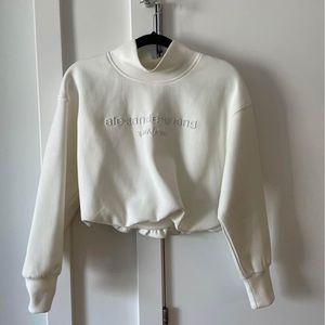 Alexander wang cropped sweater/shirt
